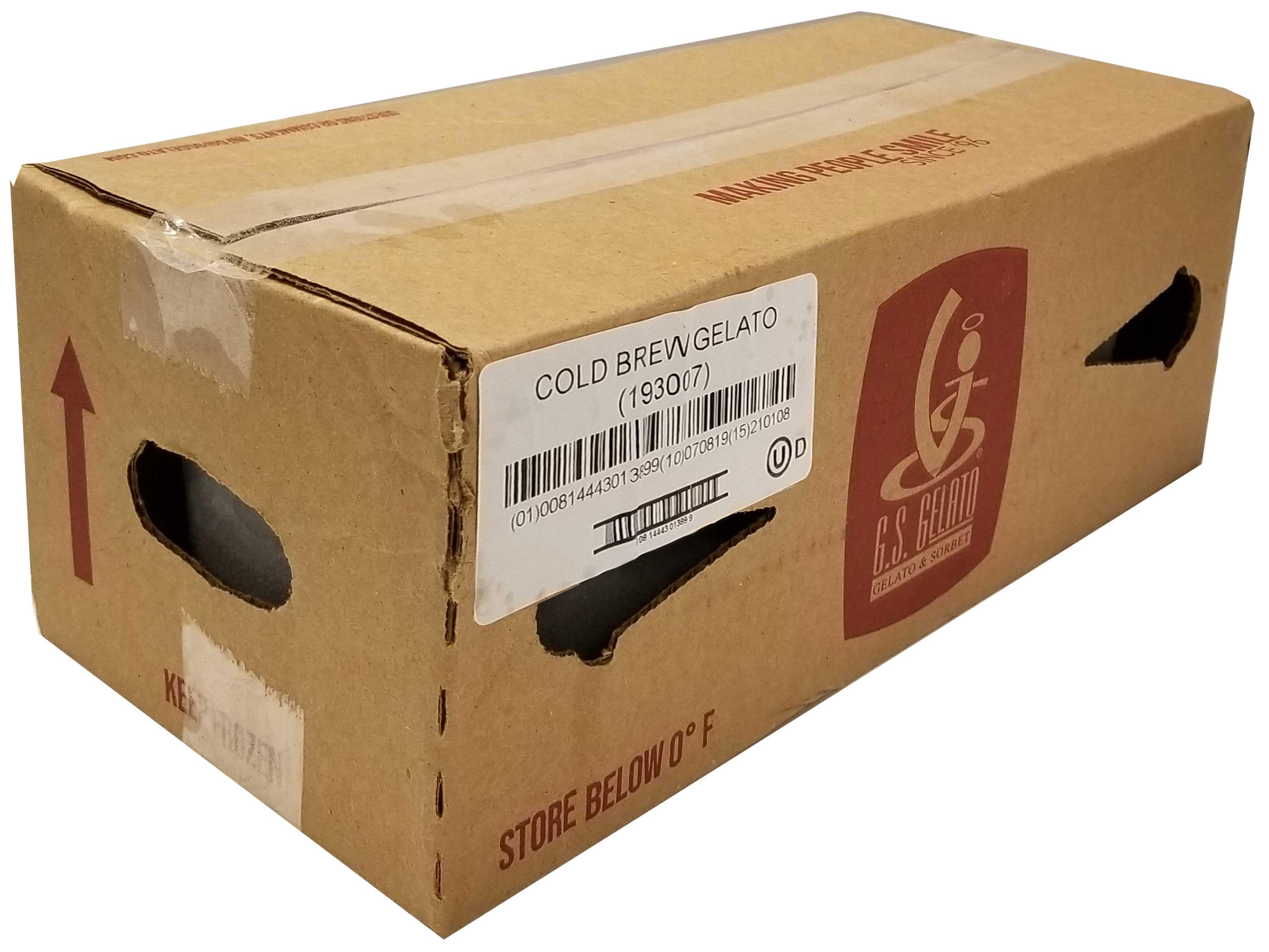 GS Gelato Cold Brew Coffee Gelato, 4.31 Liter