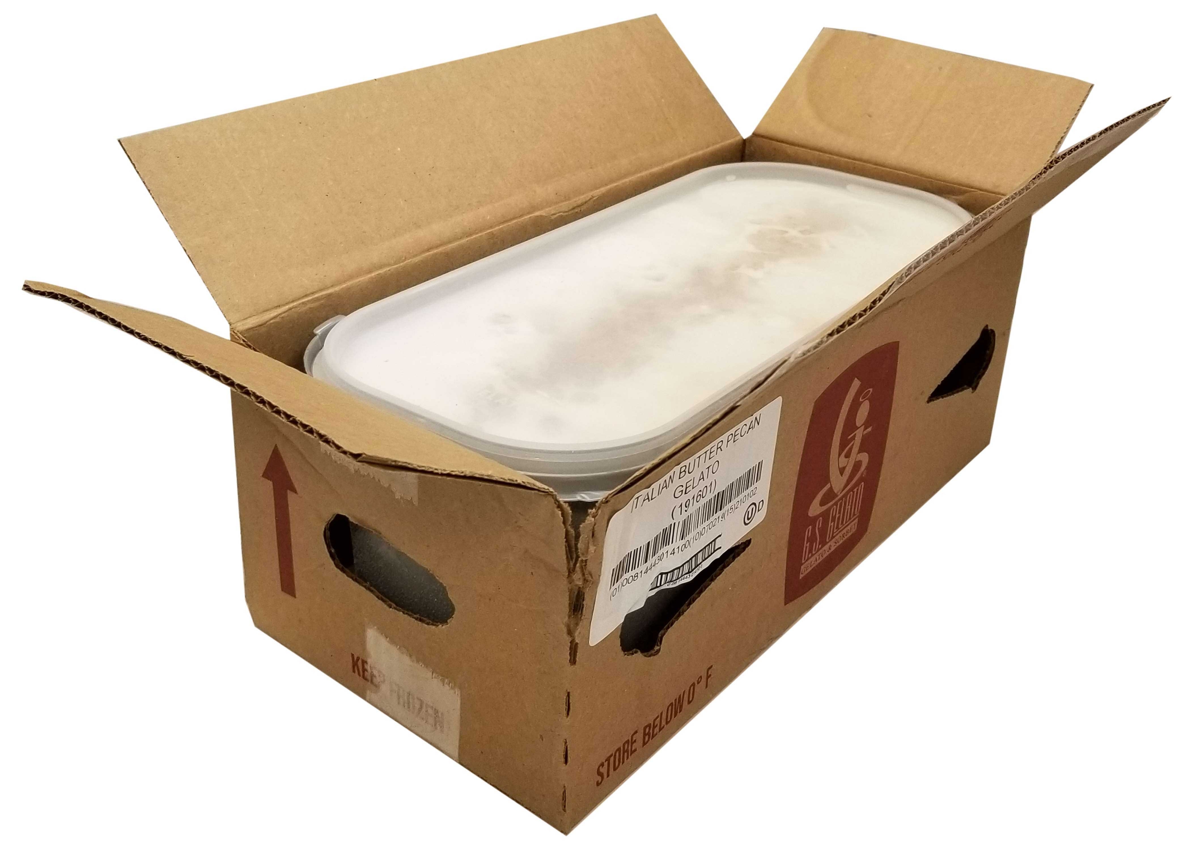 GS Gelato Italian Butter Pecan Gelato, 4.31 Liter