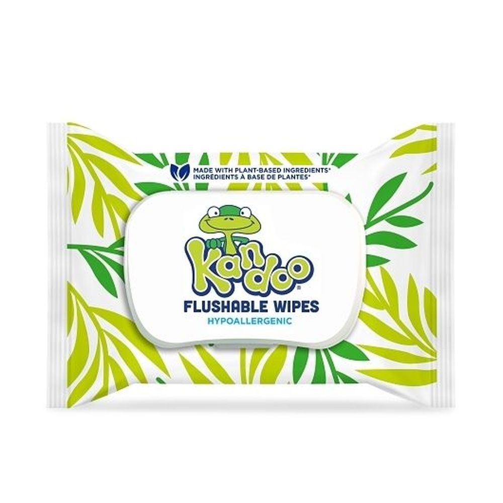 Kandoo Sensitive Flushable Wipes, 42 Count -- 8 Per Case
