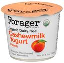 Forager Organic Dairy Free Peach Cashewmilk Yogurt Alternative, 5.3 Ounce -- 6 per case