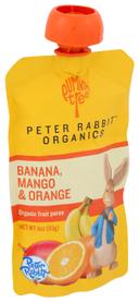 Peter Rabbit Organics Mango Banana and Orange Fruit Snack, 4 Ounce -- 10 per case.