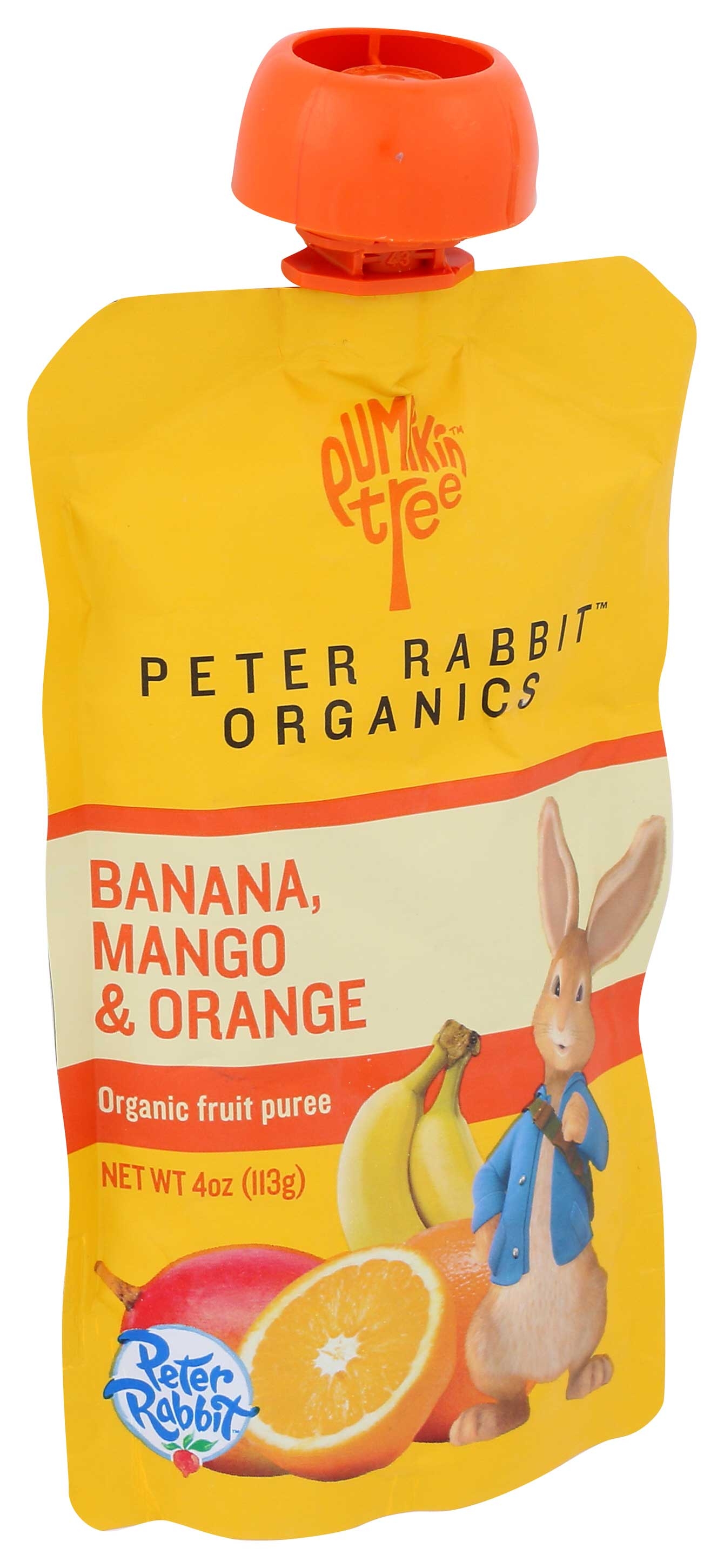 Peter Rabbit Organics Mango Banana and Orange Fruit Snack, 4 Ounce -- 10 per case.