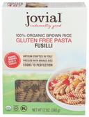 Jovial Organic Brown Rice Fusilli Pasta, 12 Ounce -- 12 per case.