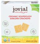 Jovial Organic Rosemary Sourdough Einkorn Cracker, 4.5 Ounce -- 10 per case.