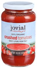 Jovial Organic Crushed Tomatoes, 18.3 Ounce -- 6 per case.