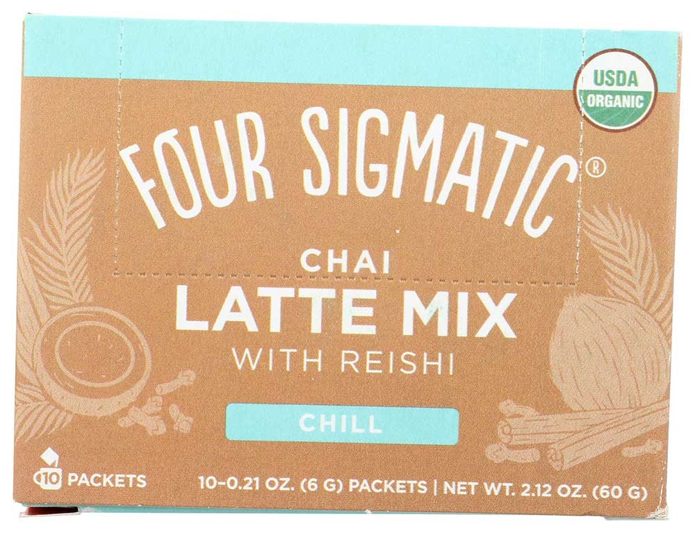 Four Sigmatic Organic Chai Latte with Reishi and Turkey Tail - 10 count per pack