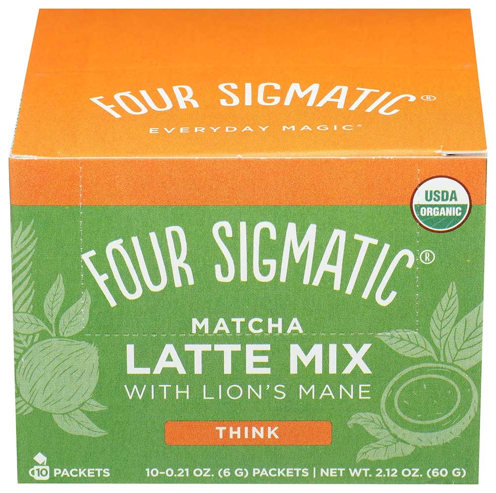 Four Sigmatic Organic Lions Mane Matcha Latte Mix - 10 count per pack
