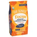 Four Sigmatic Organic Focus Coarse Grind Cold Brew Coffee with Lions Mane Mushroom and Yacon, 10 Ounce -- 8 per case