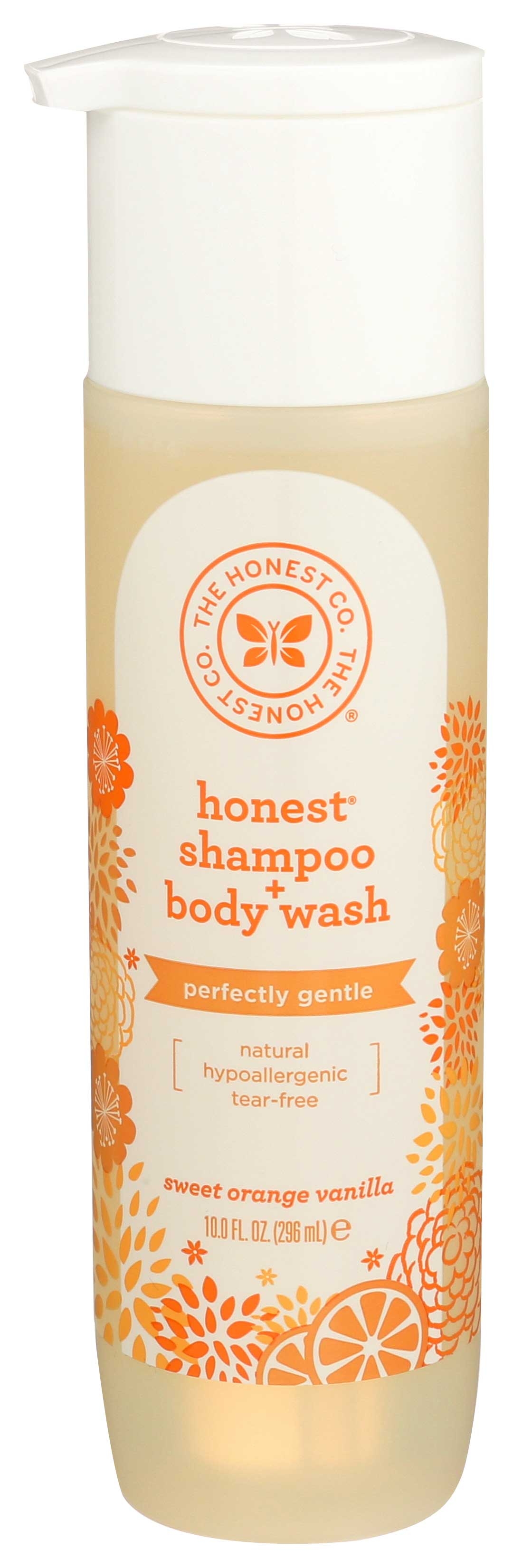 The Honest Company Sweet Orange Vanilla Shampoo and Body Wash, 10 Fluid Ounce