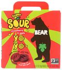 Bear Strawberry and Apple Real Fruit Yoyos, 3.5 Ounce -- 6 per case