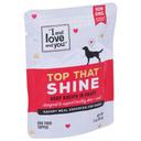 I and Love and You Top That Shine Beef Recipe in Gravy Dog Food, 3 Ounce -- 24 per case