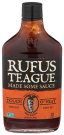 Rufus Teague Touch O Heat BBQ Sauce, 16 Ounce -- 6 per case.