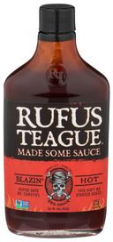 Rufus Teague Blazin Hot BBQ Sauce, 16 Ounce -- 6 per case
