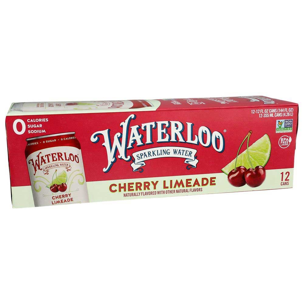 Waterloo Cherry Lemonade Sparkling Water, 12 Fluid Ounce -- 24 per case