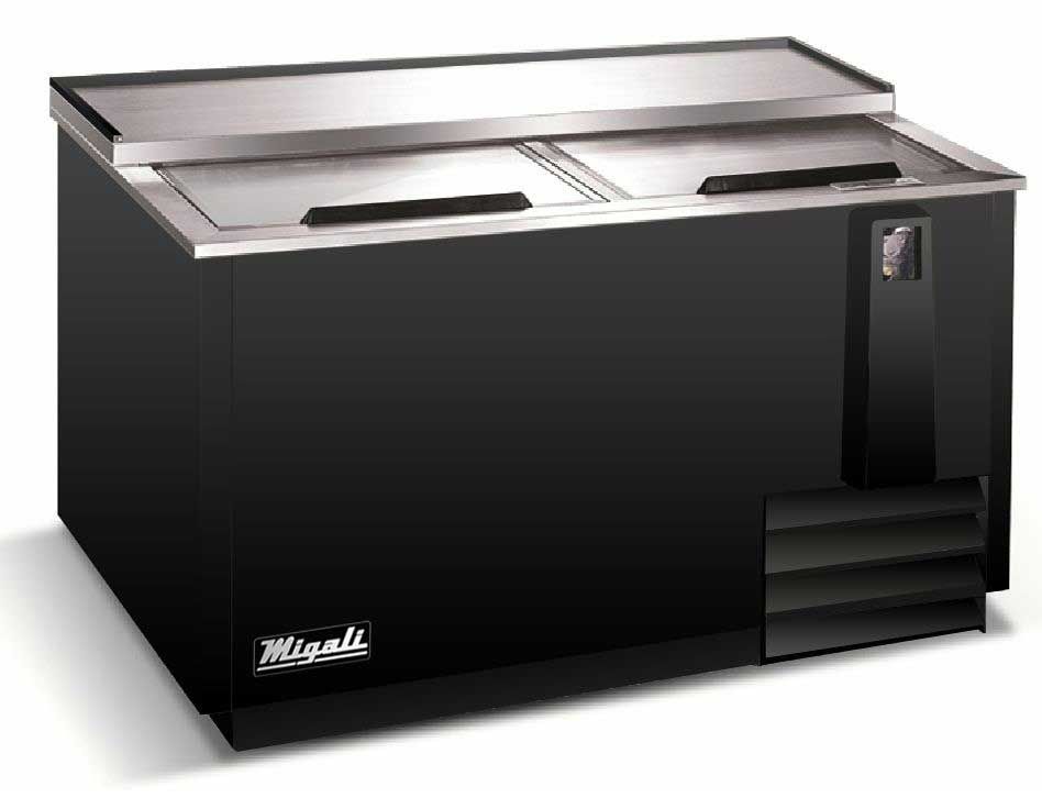 Migali Horizontal Bottle Cooler, 65 Inch Width X 28.5 Inch Depth X 33 Inch Height