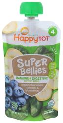 Happy Tot Organic Super Bellies Banana Spinach and Blueberries Baby Food, 4 Ounce -- 16 per case