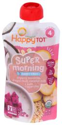 Happy Tot Organic Super Morning Banana Dragon Fruit Coconut Milk Stage 4 Baby Food, 4 Ounce -- 16 per case