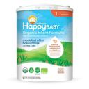 Happy Baby If Organic Non-Gmo Milk-Based Infant Formula with Iron for Stage 1, 22.9 Ounce Tub - 6 per case