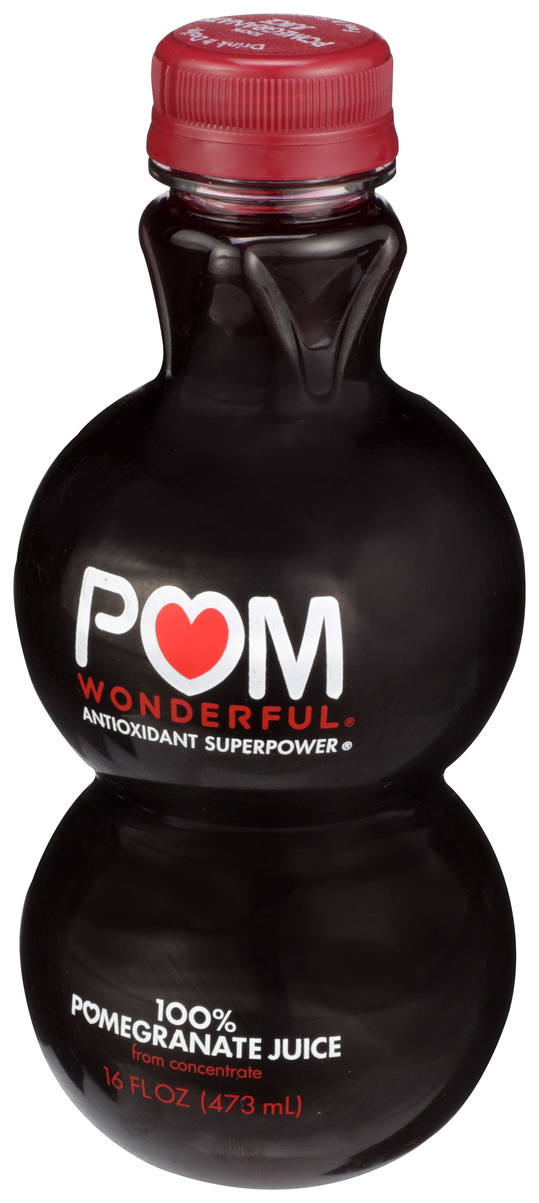 Pom Wonderful 100 Percent Pomegranate Juice, 16 Ounce -- 6 per case.