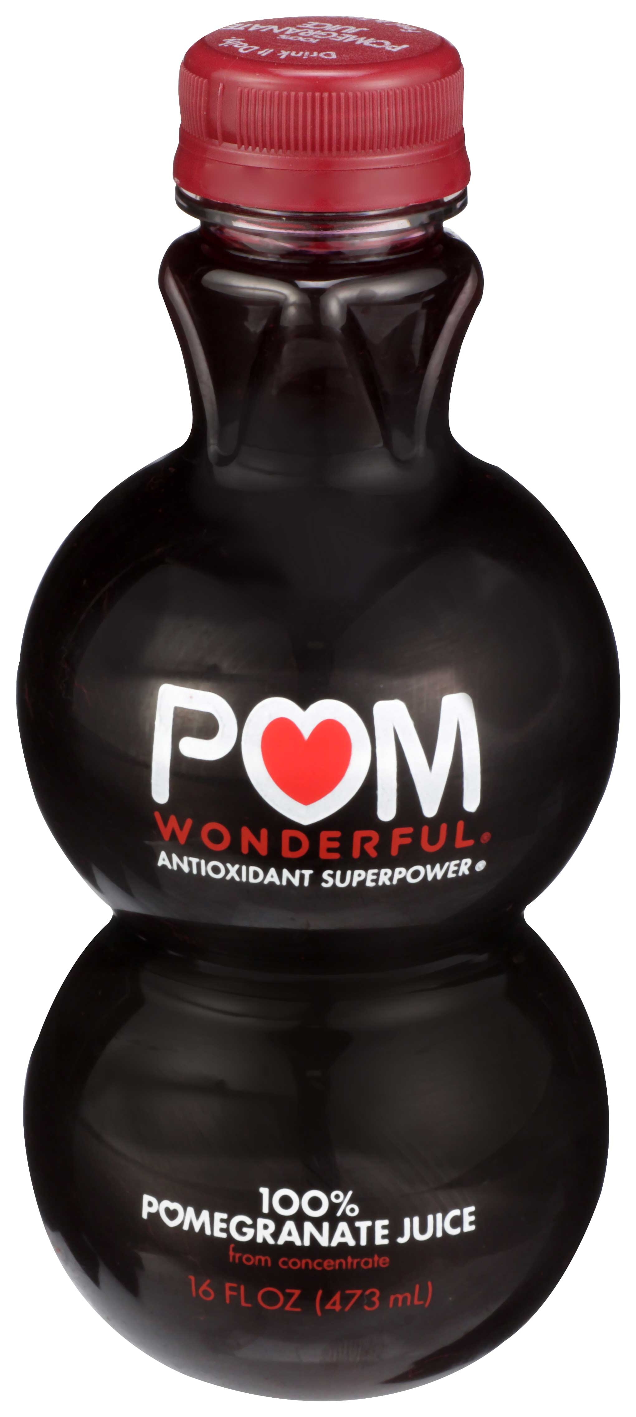 Pom Wonderful 100 Percent Pomegranate Juice, 16 Ounce -- 6 per case.