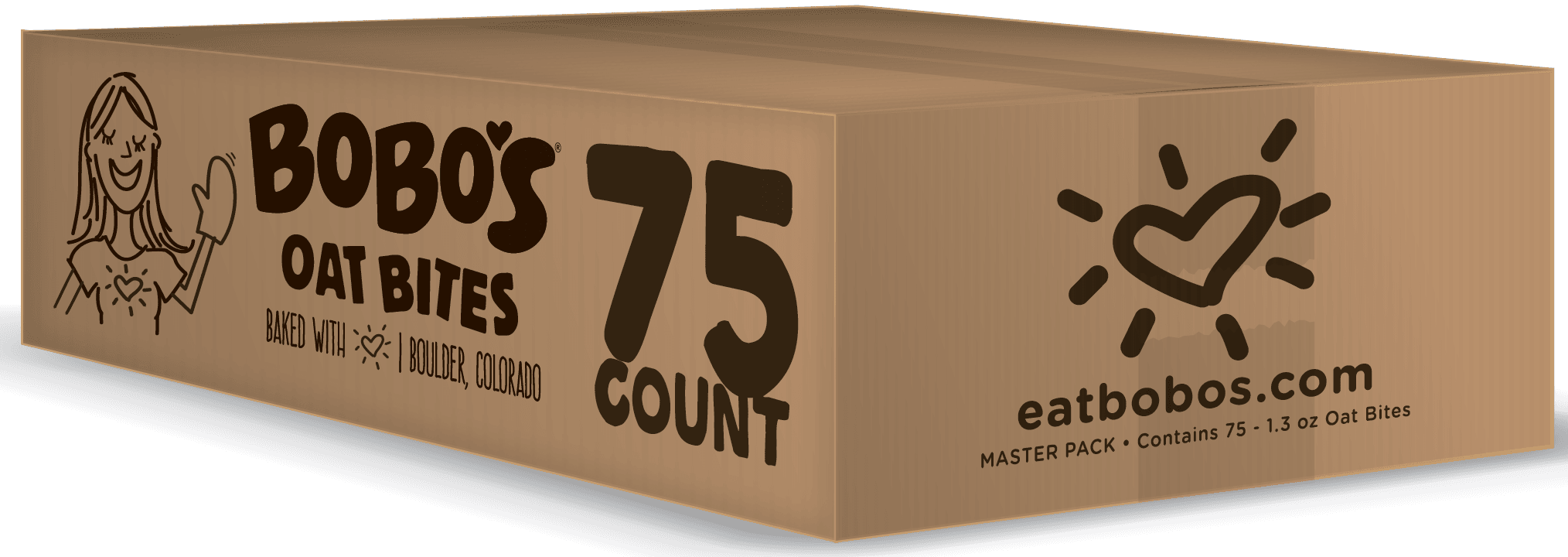 Bobo's Oat Bars Apple Pie Filled Oat Bites, 1.3 Ounce -- 75 Per Case