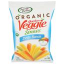 Sensible Portions Organic Zesty Ranch Garden Veggie Straws, 4.25 Ounce -- 12 per case
