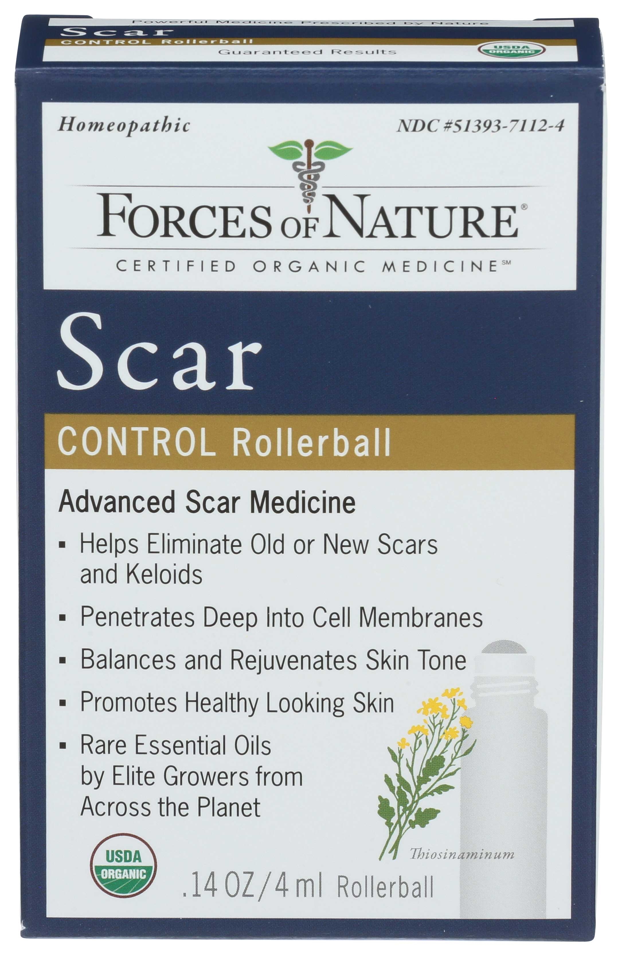 Force of Nature Organic Advantage Scar Control, 4 Milliliter