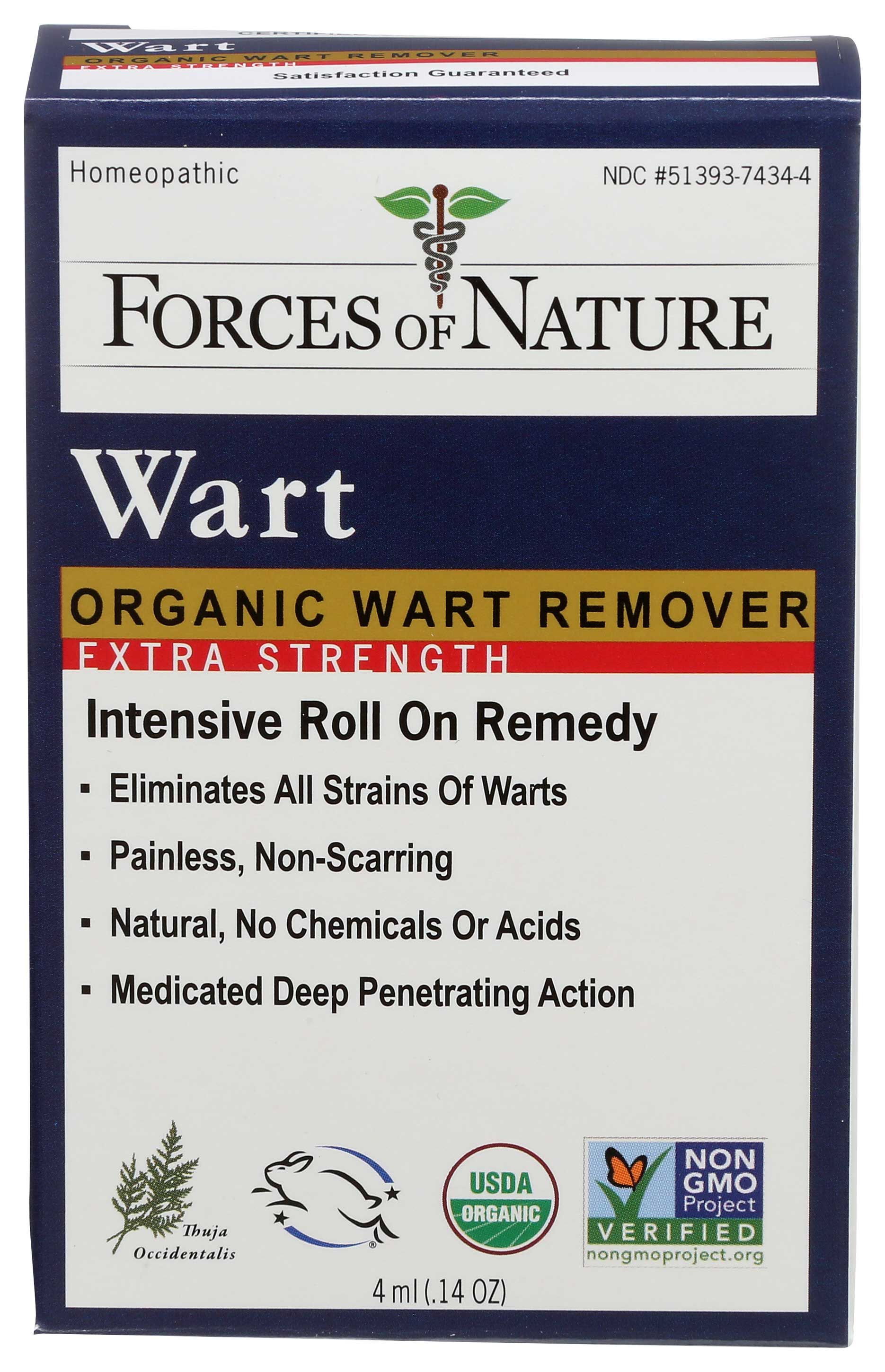 Force Of Nature Organic Extra Strength Wart Control, 4 Ml