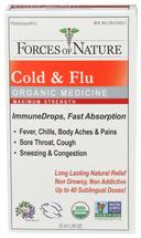 Force of Nature Organic Cold and Flu Maximum Strength Immune Drop, 10 Milliliter