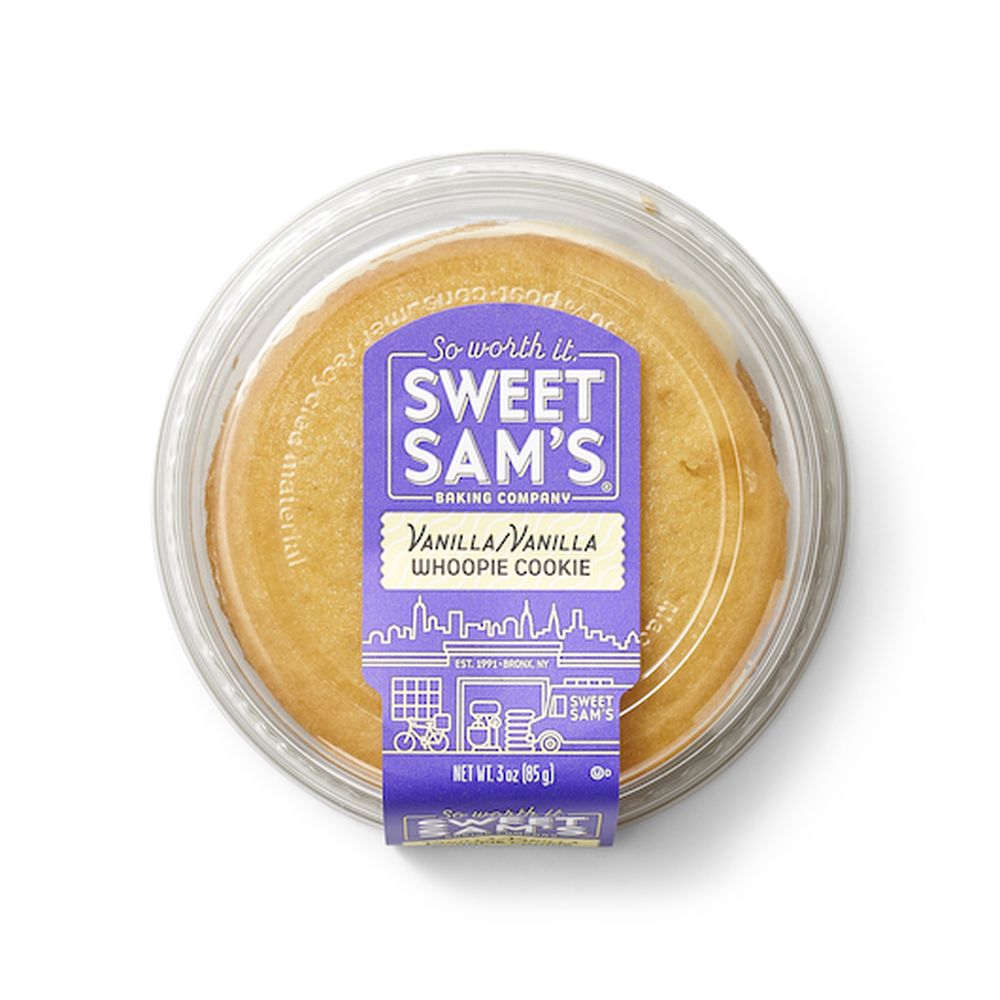 Sweet Sams Whoopie Vanilla Cookie -- 8 per case