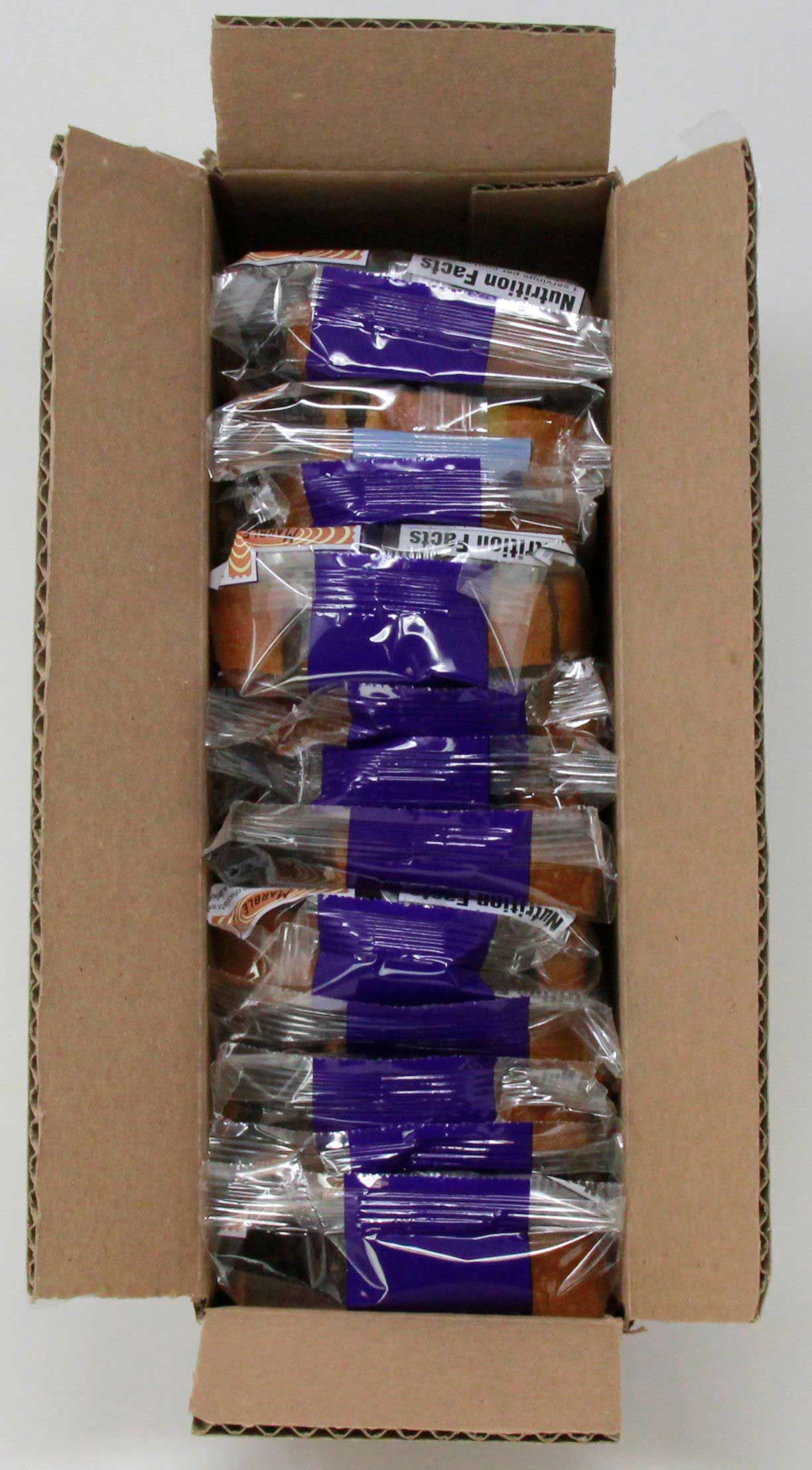 Sweet Sam's Individually Wrapped Marble Pound Cake -- 12 Per Case