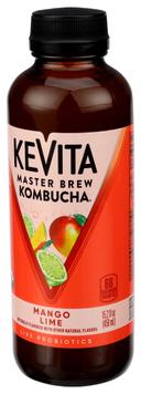 Kevita Organic Mango Lime Master Brew Kombucha, 15.2 Fluid Ounce -- 6 per case