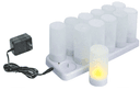Winco 12 Piece Rechargeable Votive Tealight Set -- 1 set
