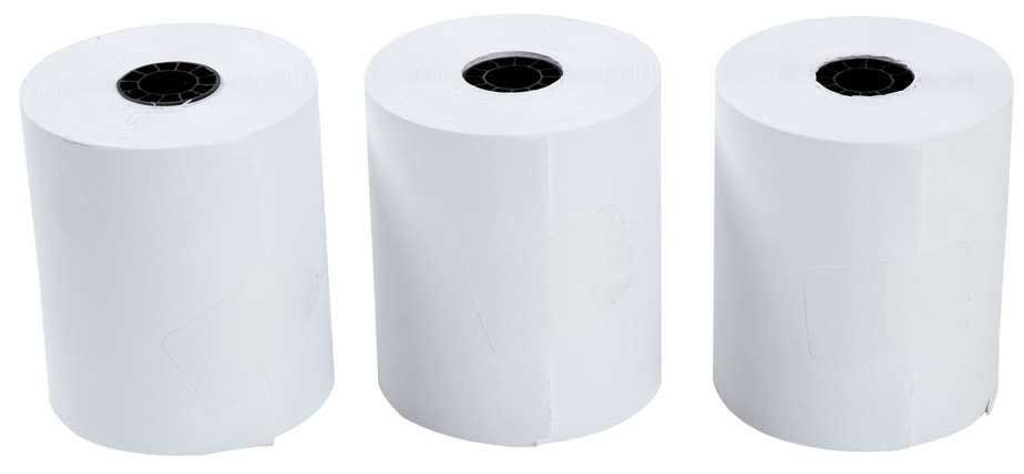 Royal 1 Ply White Bond Register Roll, 10 Rolls Count -- 3 Per Case