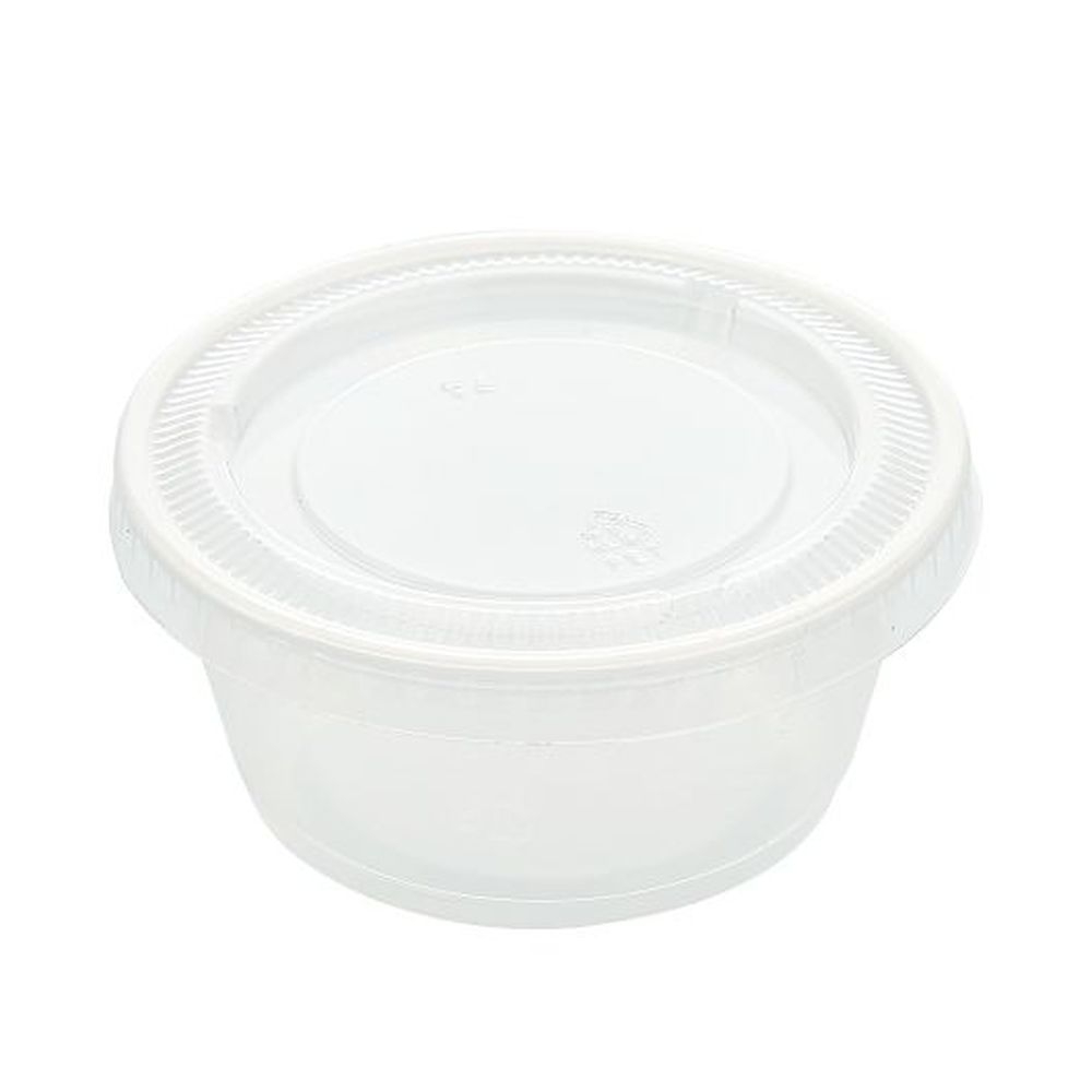 AmerCareRoyal 3.25 Ounce Clear Polypropylene Portion Cup, 2500 count
