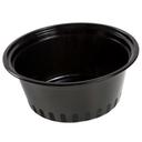 Royal Black Clear Top Round Polypropylene To Go Combo Container, 38 Ounce -- 150 per case.