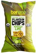 Barnana Organic Lime Plantain Chip, 5 Ounce -- 6 per case