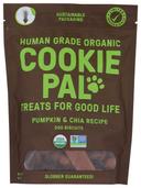 Cookie Pal Organic Pumpkin and Chia Recipe Dog Treat, 10 Ounce -- 4 per case