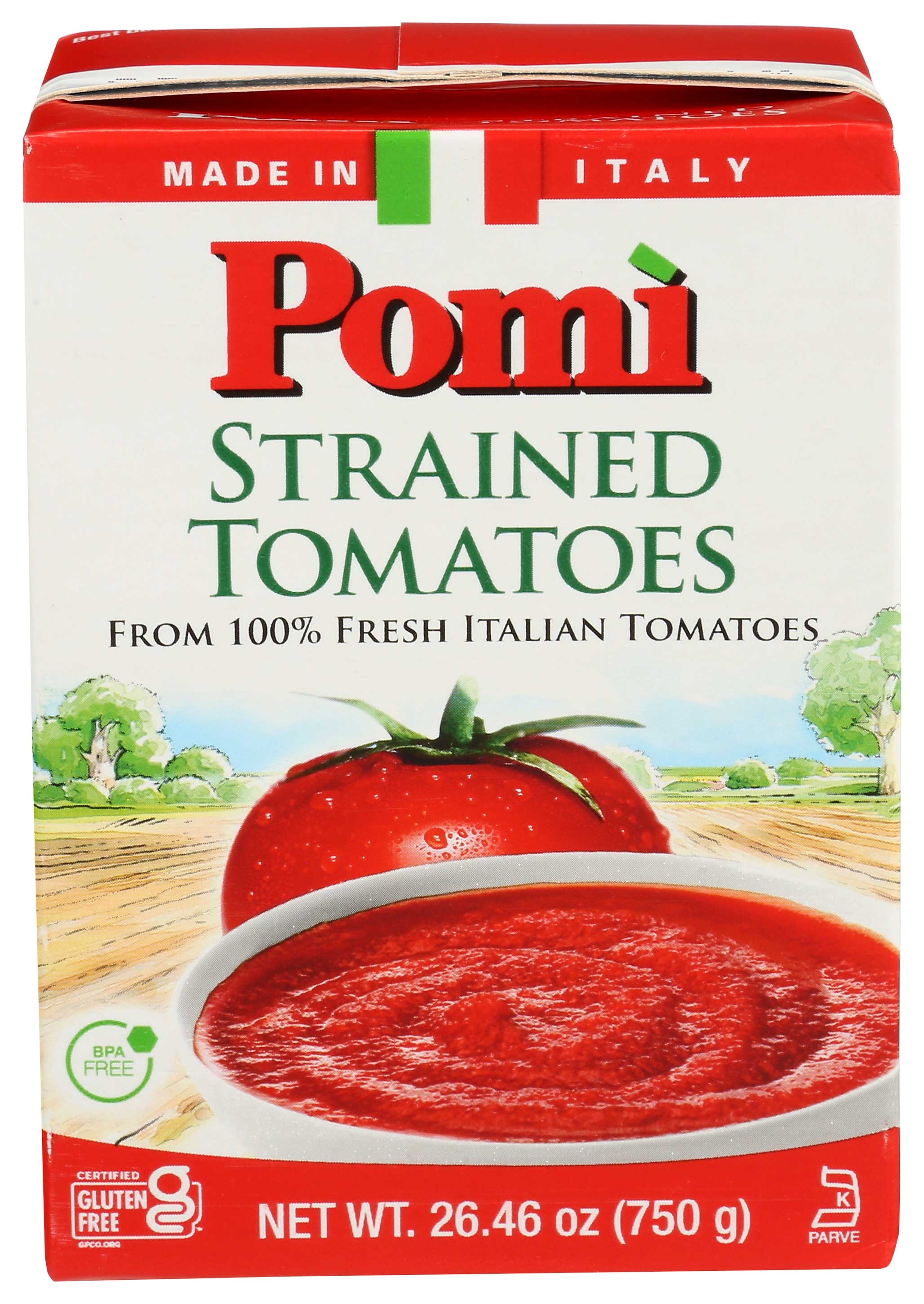 Pomi Strained Tomato, 26.46 Ounce -- 12 per case