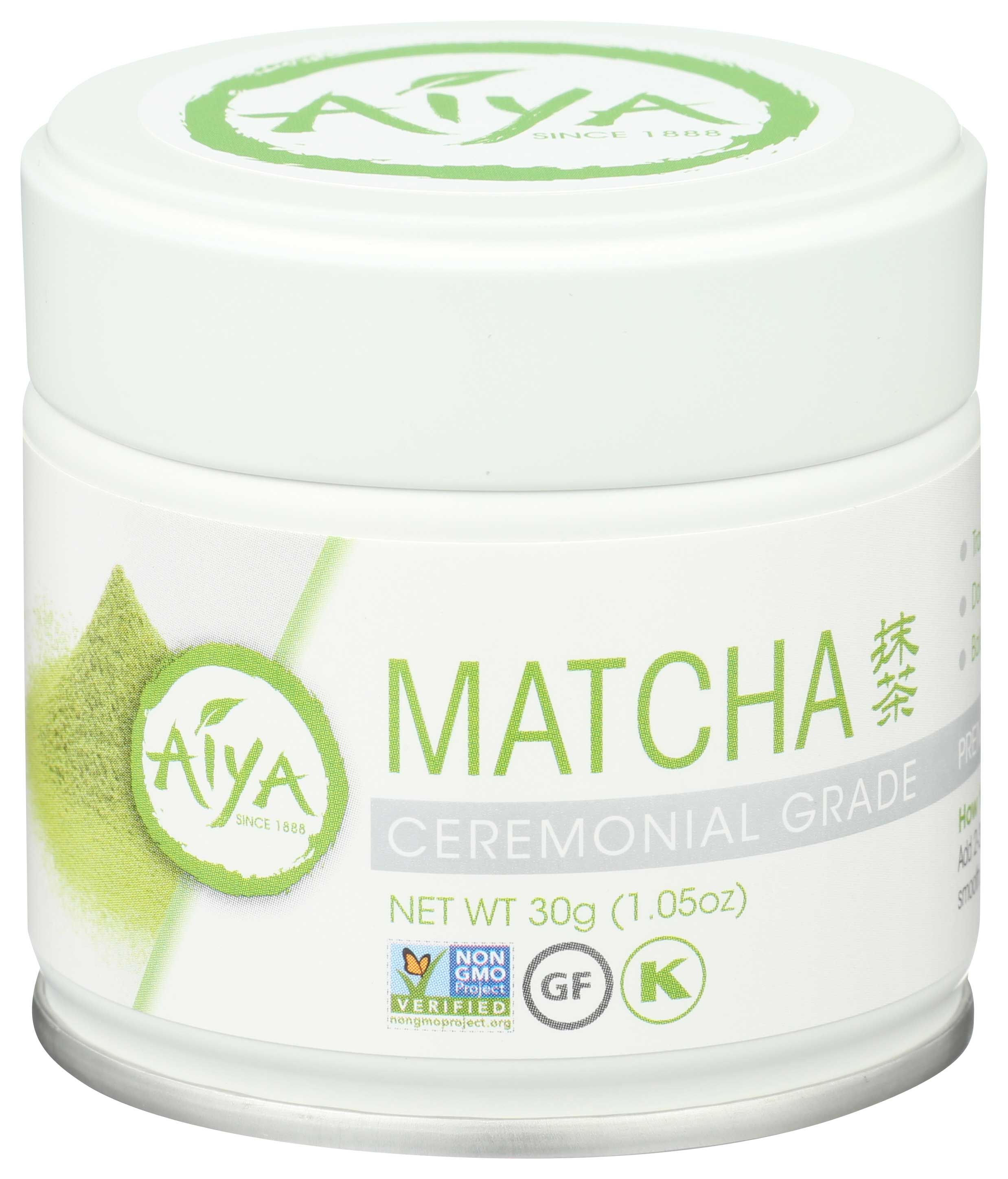 Aiya Ceremonial Matcha Tea, 30 Gram -- 6 Per Case