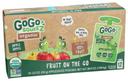 Gogo Squeez Apple Apple Organic Apple Sauce, 3.2 Ounce - 12 count per pack -- 6 packs per case