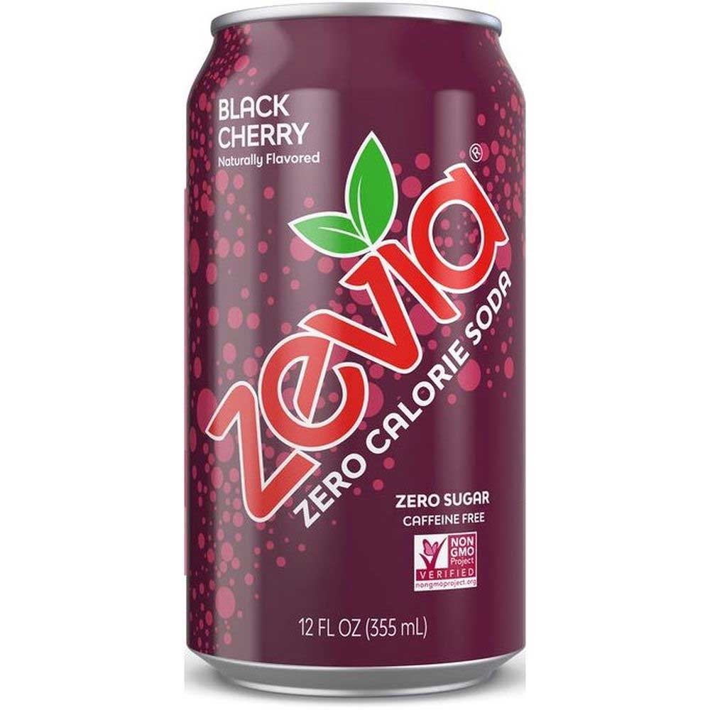 Zevia Black Cherry Soda, 12 Fluid Ounce -- 12 per case
