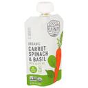 Serenity Kids Organic Carrots Spinach and Basil with Olive Oil Baby Food, 3.5 Ounce Pouch -- 6 per case
