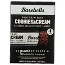 Barebells 1.94 Ounce Cookies and Cream Protein Bar, 4 count -- 6 per case