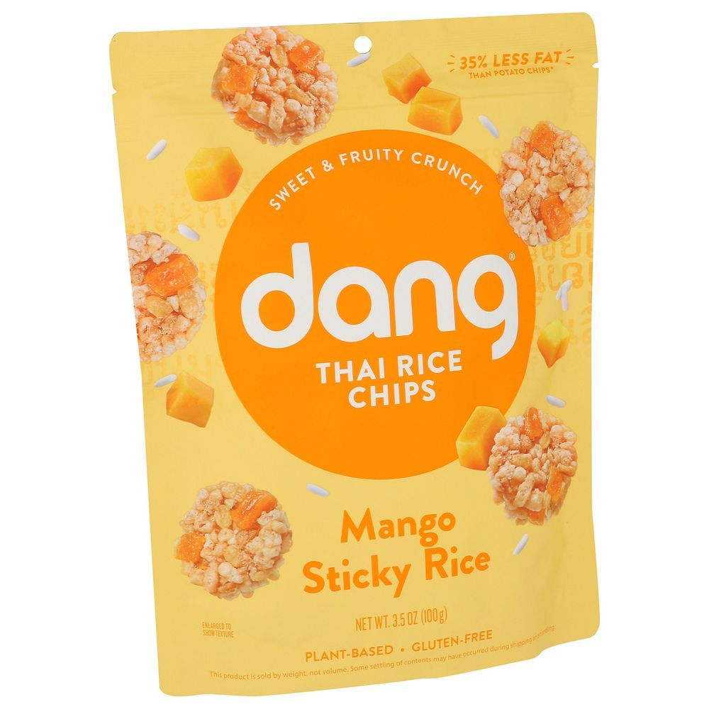 Dang Mango Sticky Rice Thai Rice Chips, 3.5 Ounce -- 12 Per Case