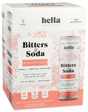 Hella Cocktail Grapefruit Bitters and Soda, 12 Fluid Ounce - 4 per pack -- 6 packs per case