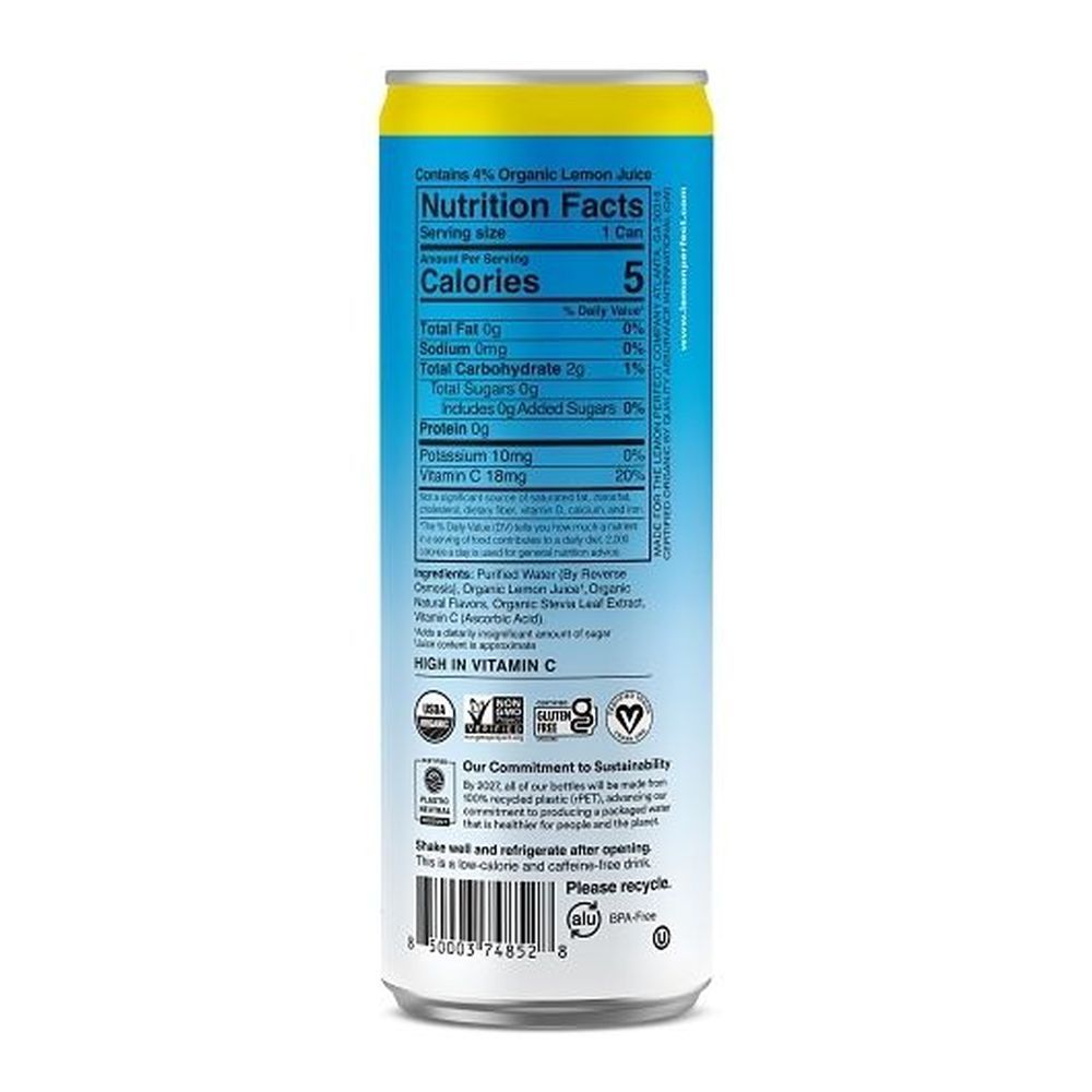 Lemon Perfect Original Lemon Hydrating Lemon Water, 12 Fluid Ounce -- 12 Per Case