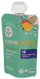 Cerebelly Organic White Bean Pumpkin Apple Baby Puree, 4 Ounce - 3 per pack -- 6 packs per case