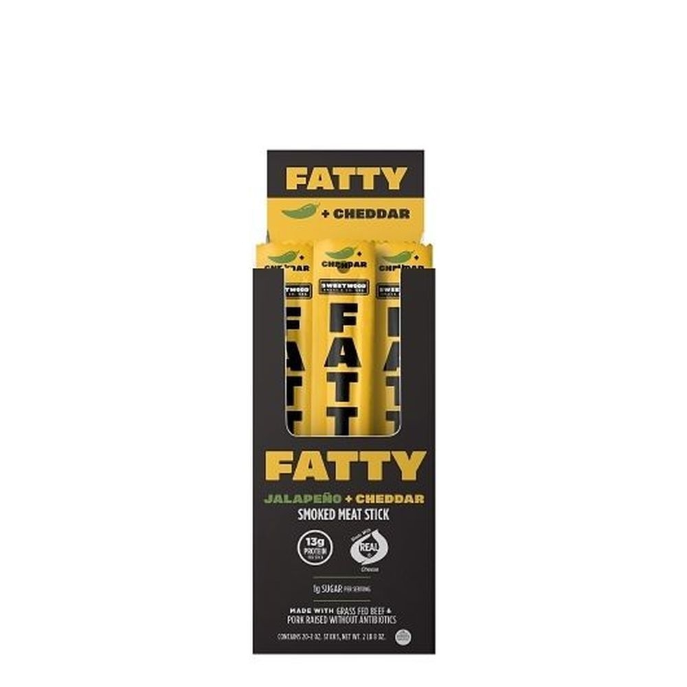 Fatty Jalapeno and Cheddar Smoked Meat Stick, 2 Ounce -- 120 per case