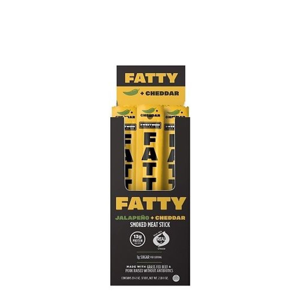Fatty Jalapeno And Cheddar Smoked Meat Stick, 2 Ounce -- 120 Per Case